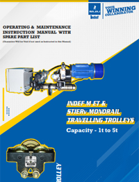 Indef Operating & Maintenance Instruction Manual With Spare Part List