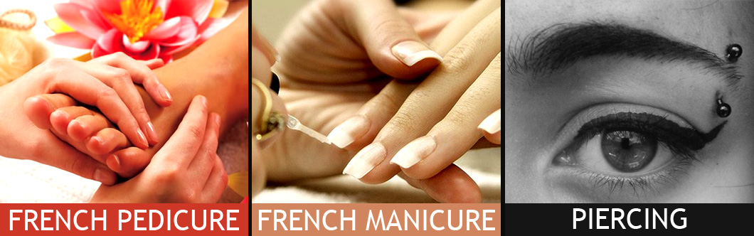 French Pedicure, French Manicure, Piercing Kolkata